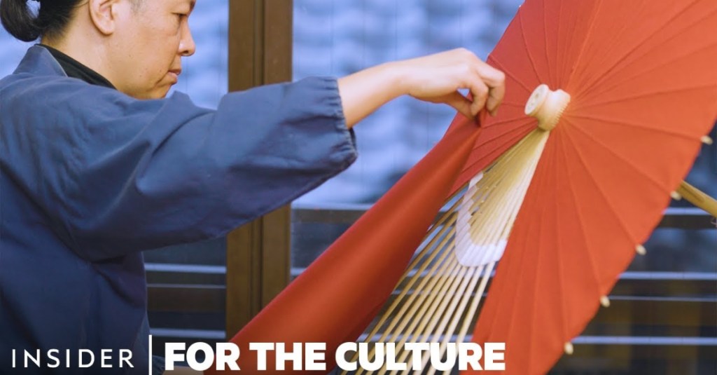 How a Japanese Artisan Creates Traditional Wagasa Umbrellas