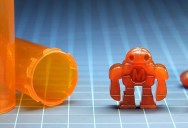 Turning Plastic Pill Bottles Into Orange Robots