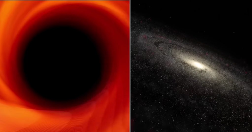 Check Out These Stunning Images Of A Giant Black Hole