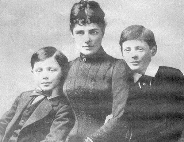 Jennie Churchill with her sons The Surprising New York City Origins Of Sir Winston Churchill