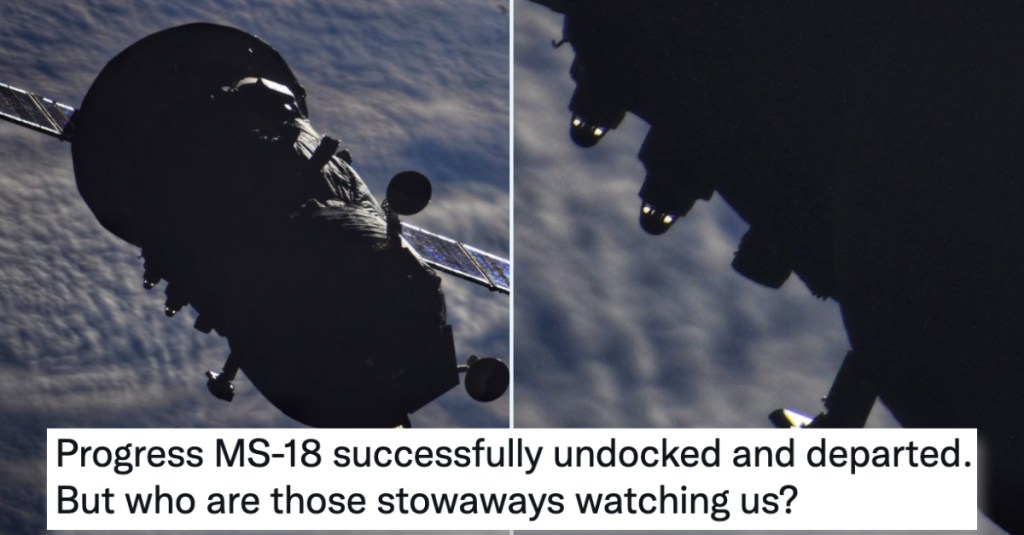 A Cosmonaut Saw Some Unusual Objects Staring Back at Him in Space