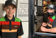 Dad Sparks Debate After Posting Pics of 14-Year-Old Son Working at Burger King