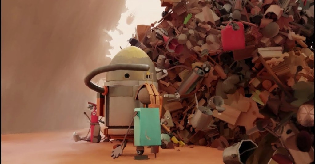 An Animated Short Film About a Lonely Junkyard Robot Who Wants to Make a Friend