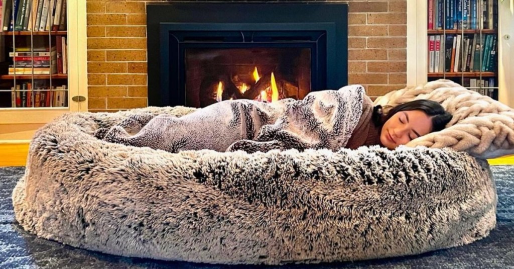 People Can Now Sleep In A Human-Sized Dog Bed Named Plufl