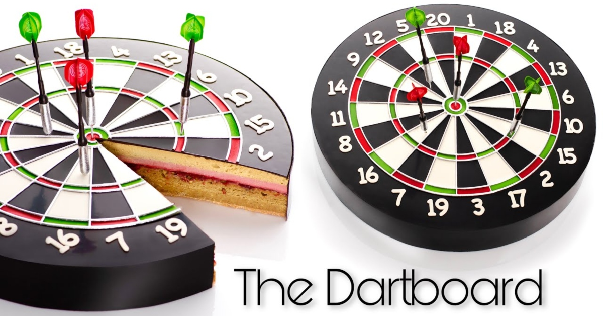 A Realistic Dartboard Made Out of Cake » TwistedSifter