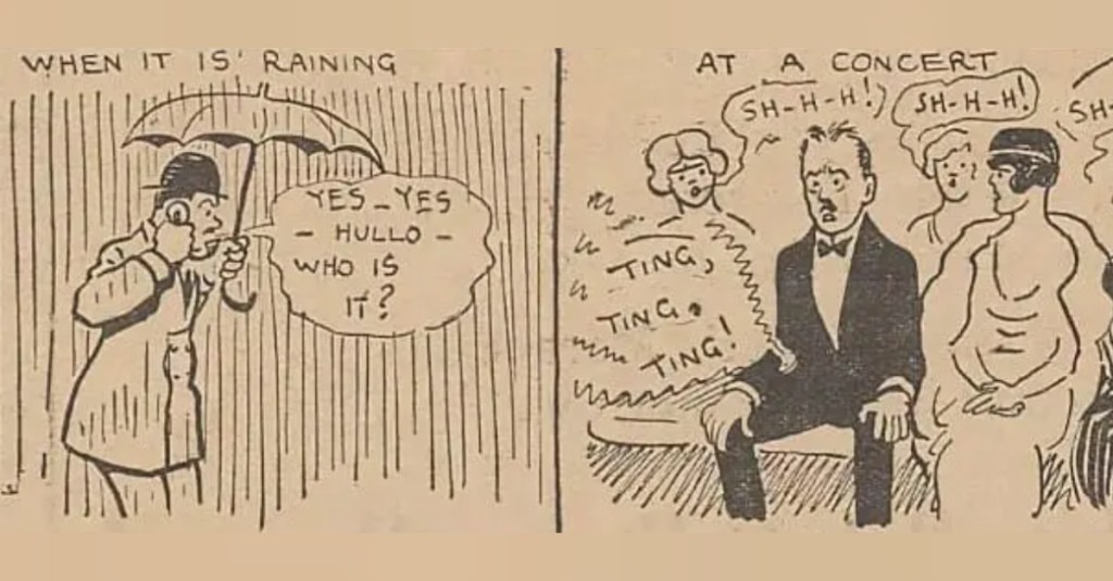 A Comic Strip From the 1920s Predicted the Inconvenience of “Pocket Telephones”
