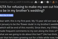 Is This Person Wrong for Refusing to Cut Their Son’s Hair for a Wedding?