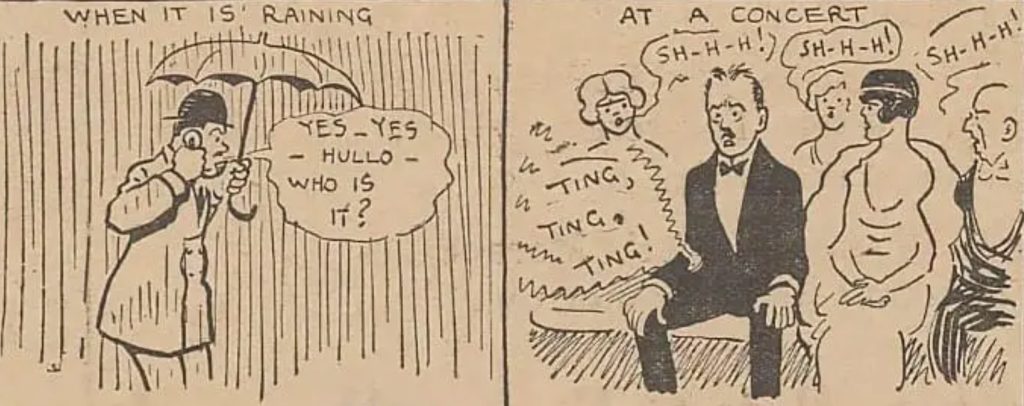 Screen Shot 2022 07 20 at 6.58.12 PM A Comic Strip From the 1920s Predicted the Inconvenience of “Pocket Telephones”