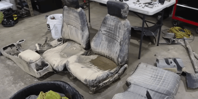 This Pontiac Firebird Was Flooded With Hardened Mud, But Then It Got Deep Cleaned.