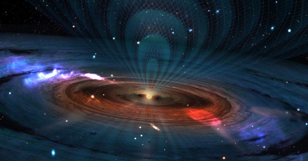 A Large Black Hole Collision Actually Shook Space-Time