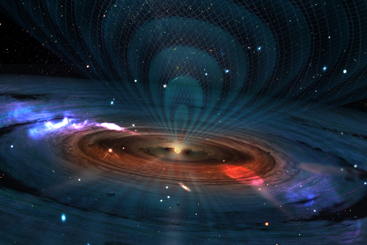 iStock 1397751005 A Large Black Hole Collision Actually Shook Space Time