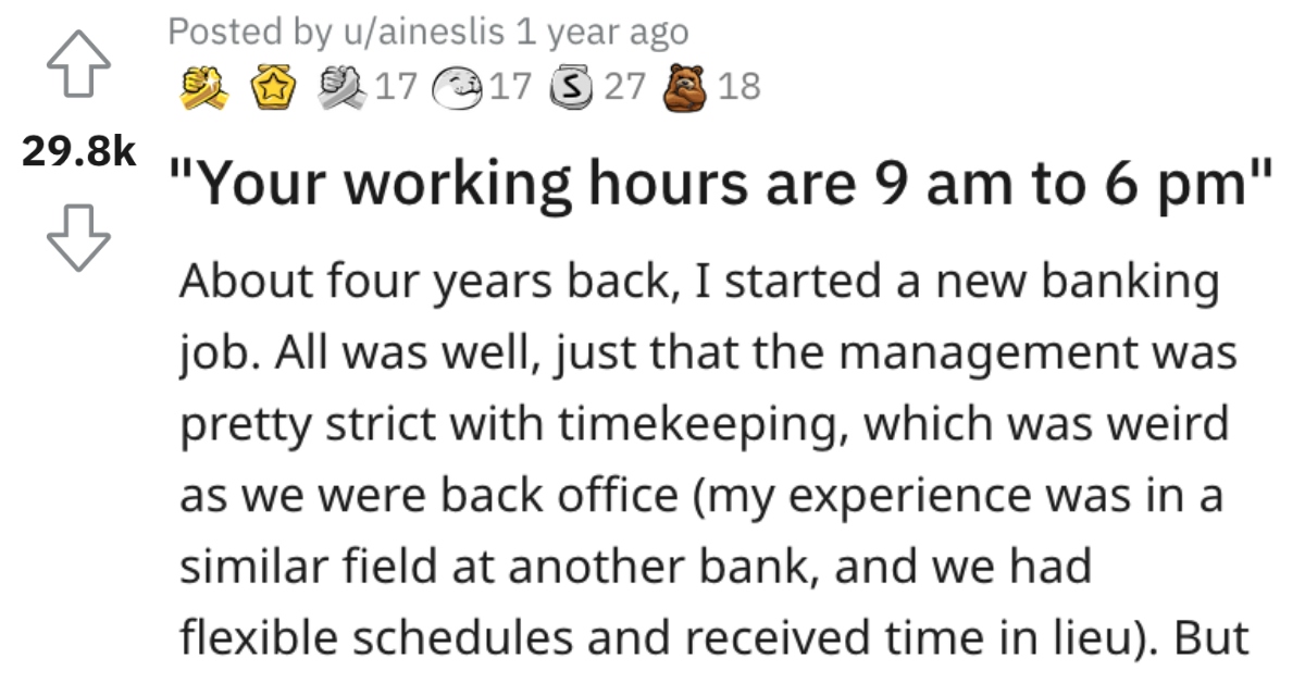 Person Maliciously Complied With Their Boss's Work Hour Demands