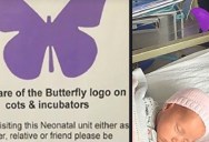 This Is What It Means When You See a Purple Butterfly Sticker in the NICU