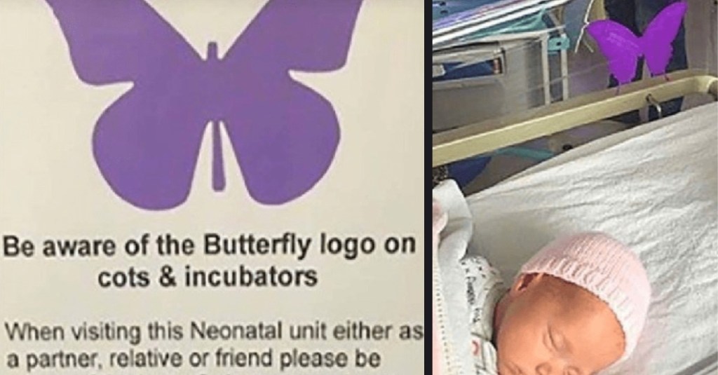 This Is What It Means When You See a Purple Butterfly Sticker in the NICU