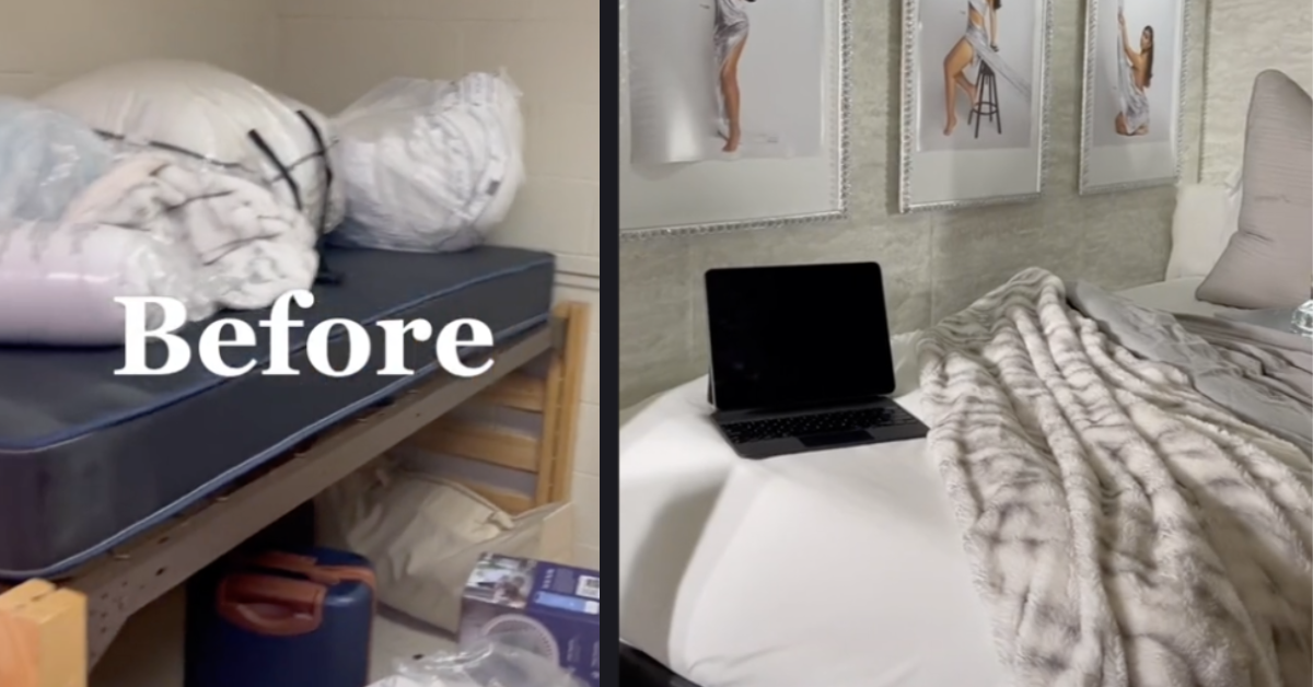 Woman's Dorm Room Makeover for Her Sister Went Viral in a Big Way