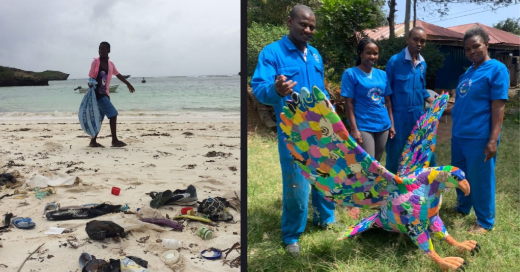 Discarded Flip-Flops on Beaches in Kenya Are Turned Into Stunning Sculptures