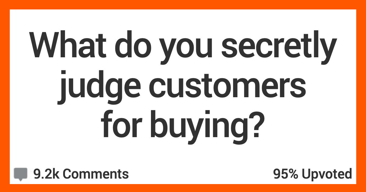 12 Cashiers Admit What They Judge Customers for Buying