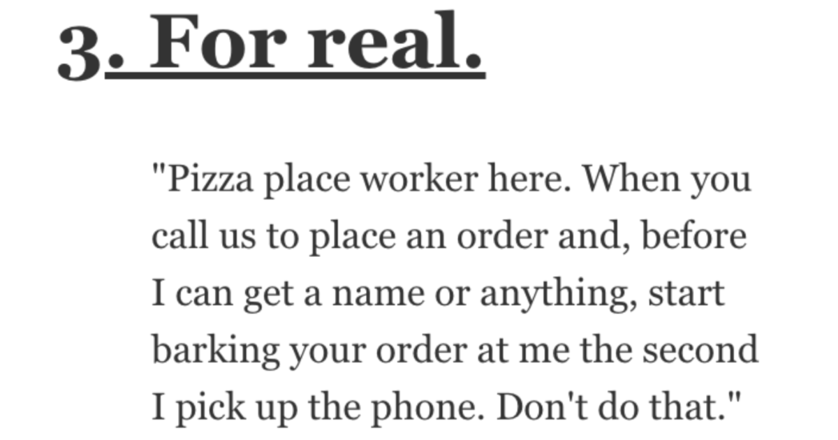12 Fast Food Workers Talk About What They Want Their Customers to Know