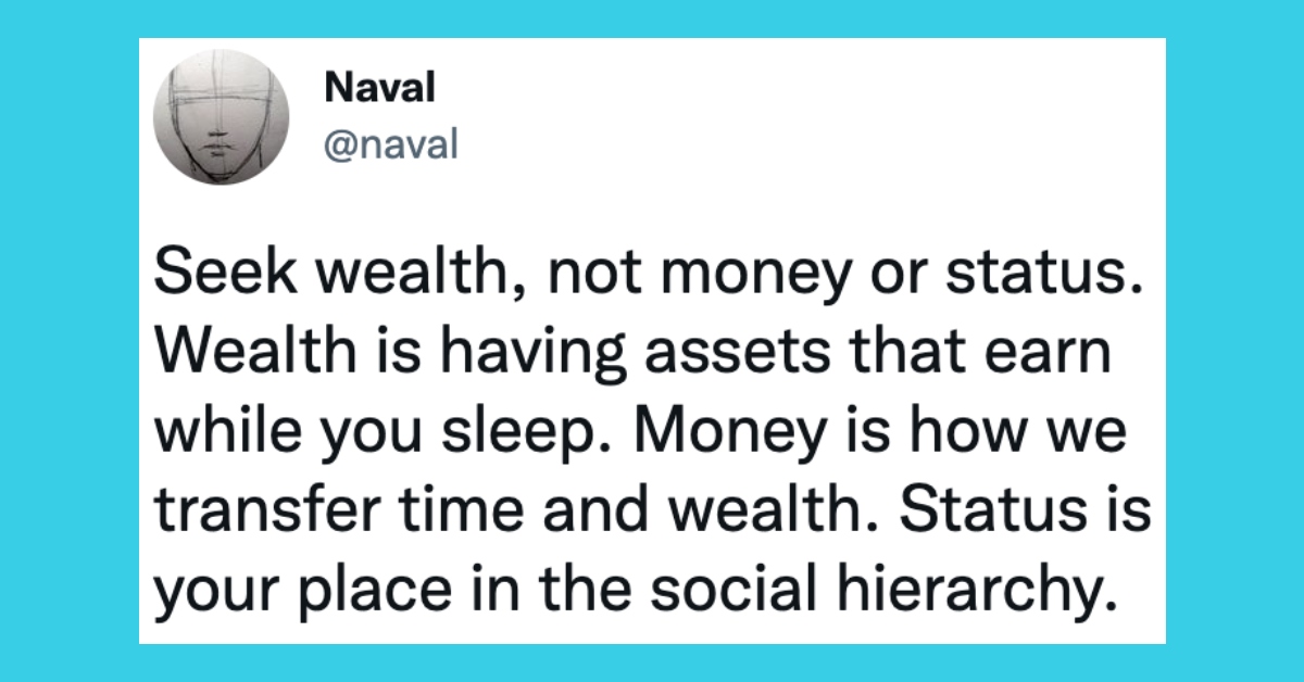 A Guy's Helpful Advice About How to Get Rich Got People Talking