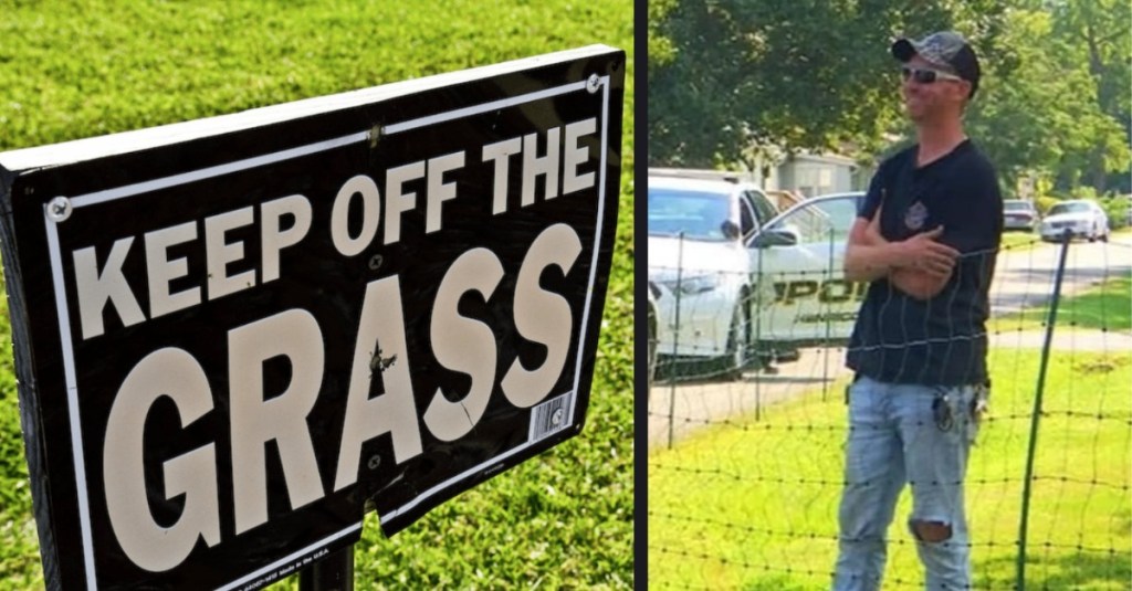 A Man Installed an Electric Fence to Keep Kids off His Lawn and People Are Divided