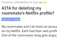 Is He a Jerk for Deleting His Roommate’s Netflix Profile? People Shared Their Thoughts.