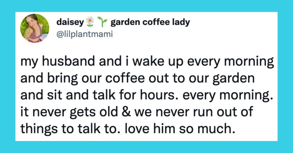 A Woman Tweeted About Having Coffee Every Day With Her Husband and People Online Really Gave It to Her