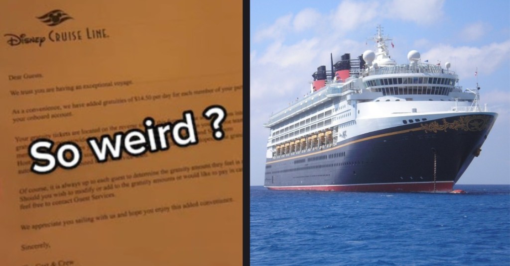 A Travel Vlogger Said Disney Cruise Line Has a Weird Tipping Policy and It Got People Talking