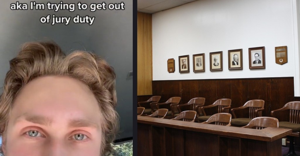 Man Claims He Gets His News From TikTok on a Jury Duty Survey in Order to Get Out of Having to Do It