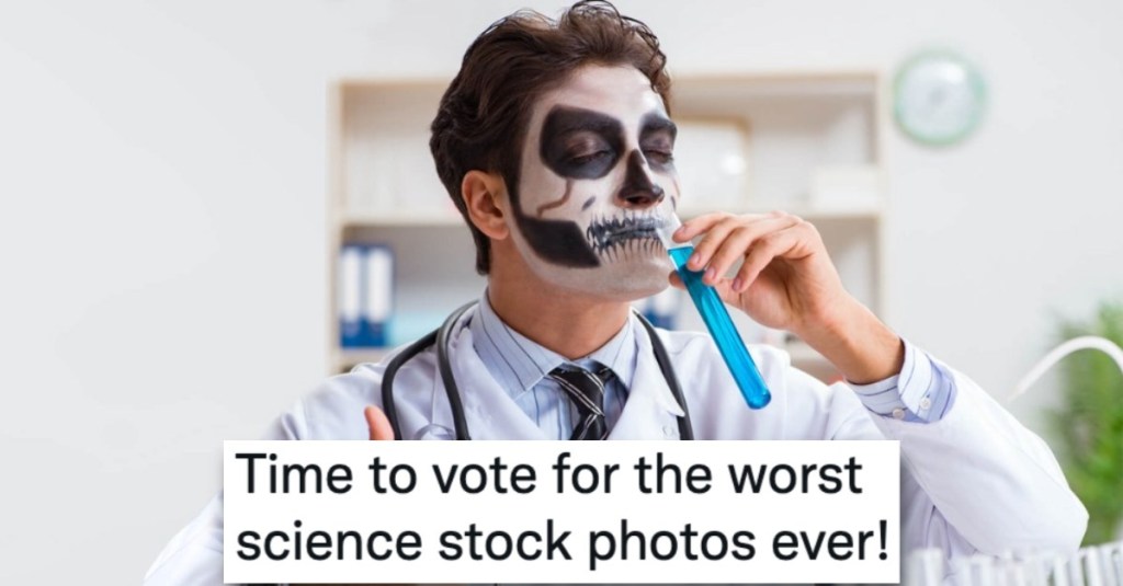 The “Worst Science Stock Photo Ever” Contest Picked a Winner