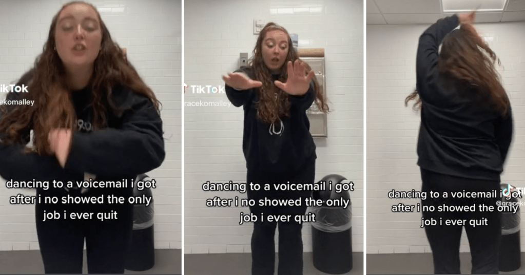This Girl Has Gone Viral For Dancing To The Voicemail Her Boss Left After She Quit By Not Showing Up