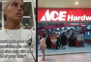 Woman Talks About How Working at a Hardware Store Can Be Exhausting For Females