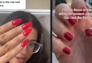 People on TikTok Tested Out the “Red Nails Theory”