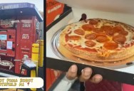 A Person Reviewed the Pizza From ZaBot the “Pizza Robot”