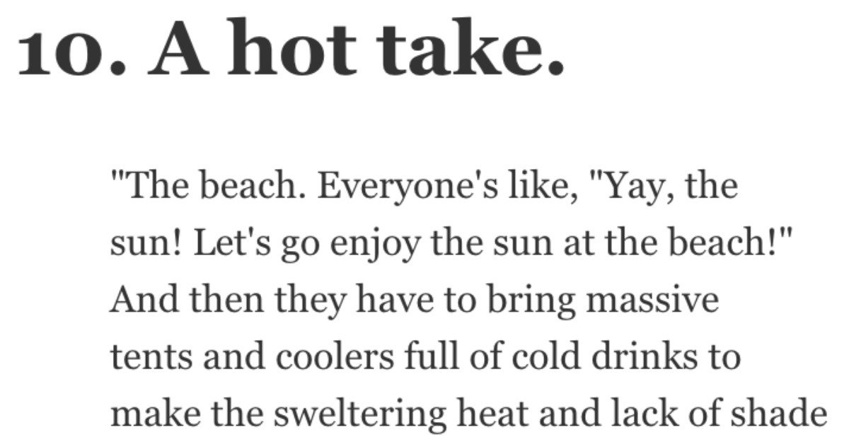 What Do People Just Pretend to Like? Here's What Folks Had to Say.