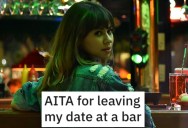 He Left His Date at a Bar. Is He a Jerk?