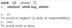 definition of shirk copy The Shirk Report   Volume 718