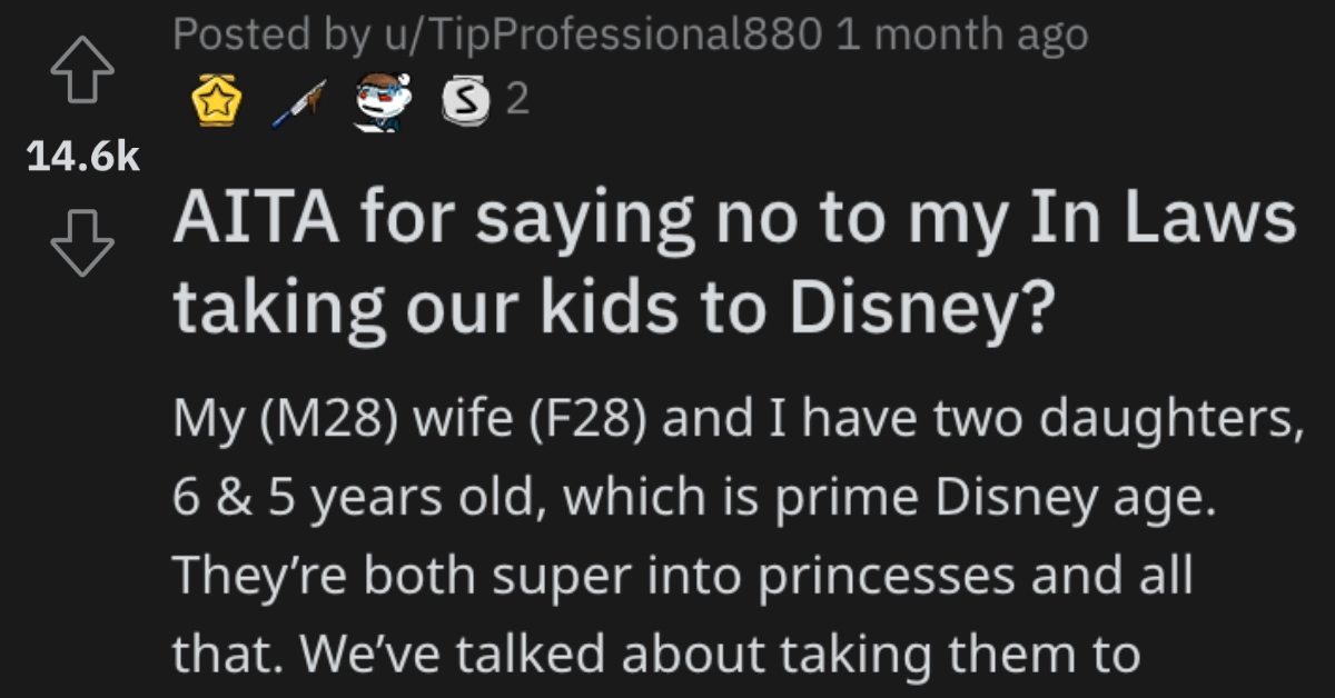 Man Asks if He’s a Jerk for Not Wanting His In-Laws to Take His Kids to ...