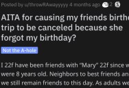 Man Asks if He’s Wrong for Backing Out of a Friend’s Trip After the Plans Changed