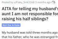 She Said She’s Not Responsible for Raising Her Husband’s Half Siblings. What Do You Think?