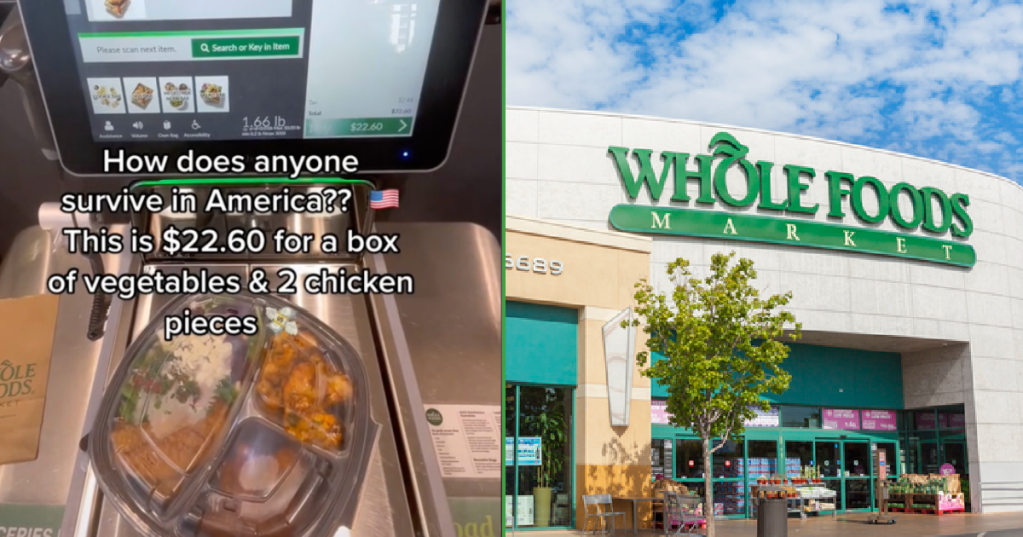 Woman Goes Viral After Sharing How Much She Paid For A Single Meal At Whole Foods