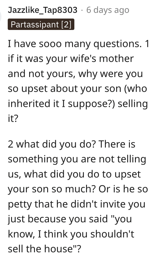 Screen Shot 2023 01 28 at 11.42.59 AM This Man Refused To Drive His Wife To Their Sons Wedding. Was He Being Petty?