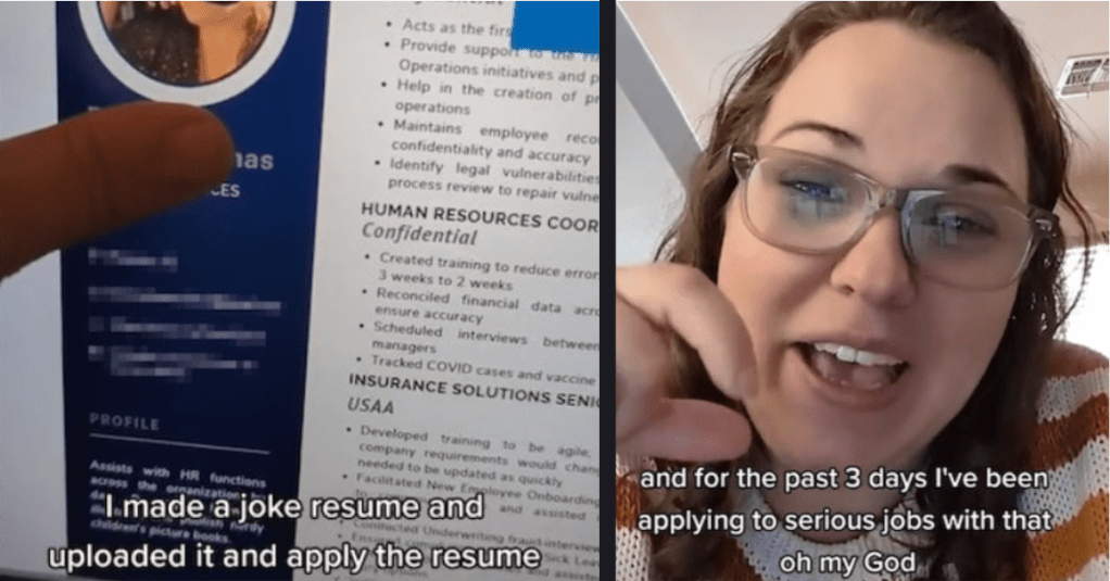 Woman Accidentally Applies to Multiple Jobs on LinkedIn With Her “Joke” Resume