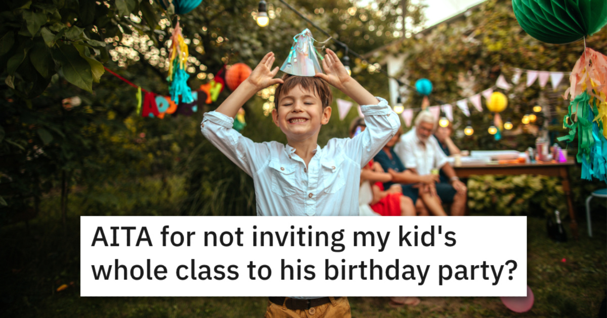 Are Parents Required To Invite The Entire Class To Birthday Parties?