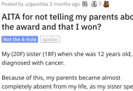 She Didn’t Tell Her Parents About the Award She Won. Is She Wrong?
