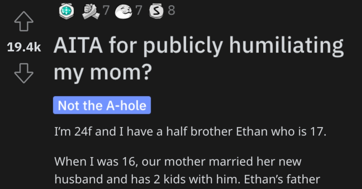 Is She Wrong for Publicly Humiliating Her Mom? People Shared Their Thoughts.