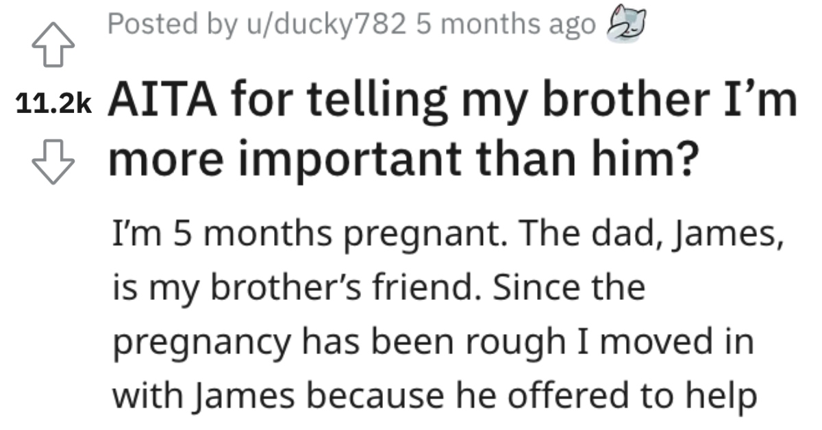 She Told Her Brother She's More Important Than Him. Is She a Jerk?