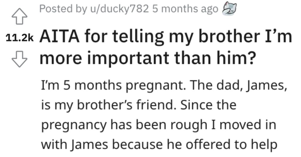 She Told Her Brother She’s More Important Than Him. Is She a Jerk?