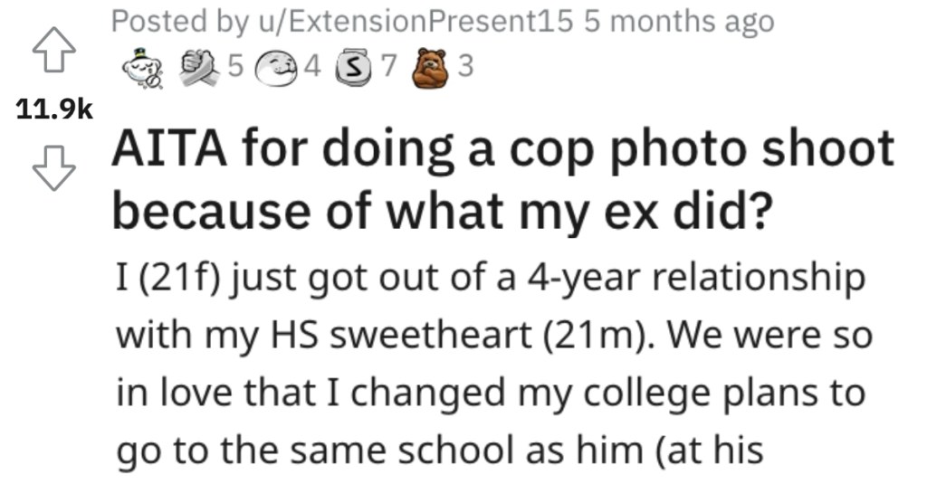 Woman Wants to Know if She’s a Jerk for Doing a Cop-Themed Photo Shoot