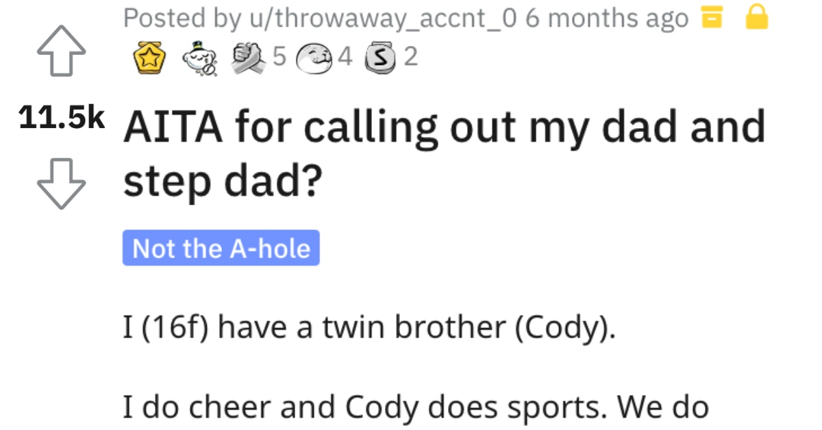 She Called Out Her Dad and Her Stepdad. Is She a Jerk? » TwistedSifter