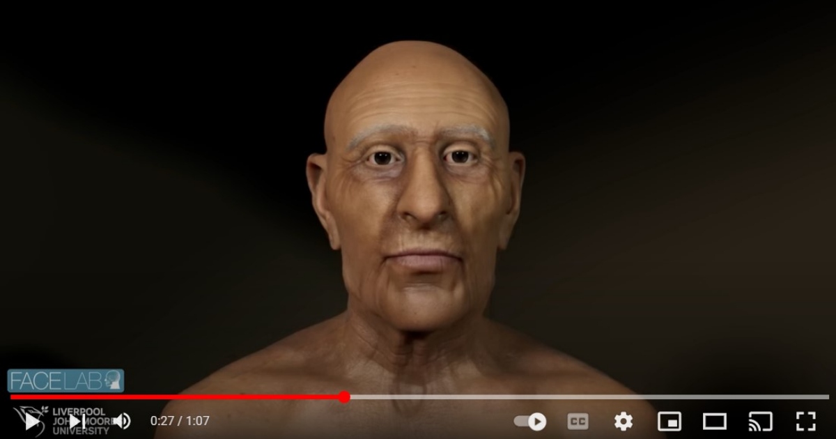 Pharaoh face 2 add media Ancient Egyptian Pharaoh Ramesses II’s Face Comes Alive Using CT Scans